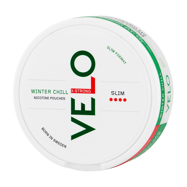 VELO Winter Chill X-Strong Slim nicotine pouches